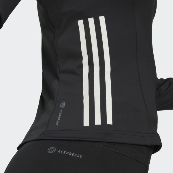 Czerń Hyperglam Training 1/4-Zip Long Sleeve Shirt BVR33