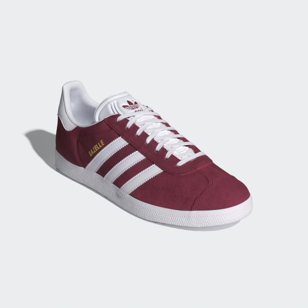 adidas gazelle cream and burgundy