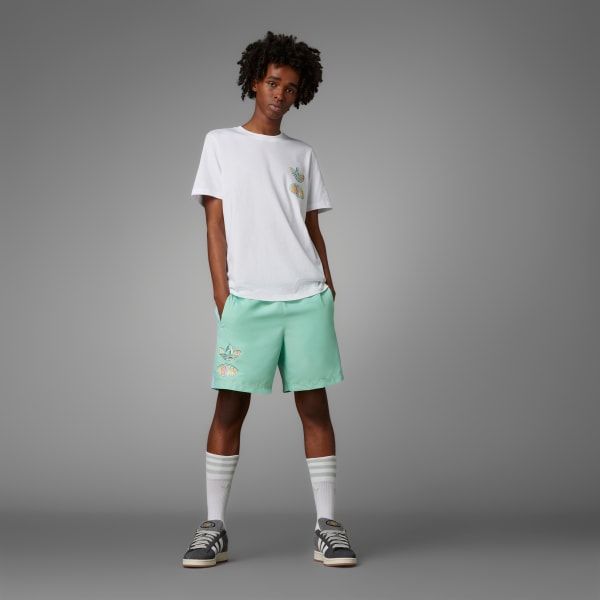 Bianco T-shirt Enjoy Summer Front/Back Graphic