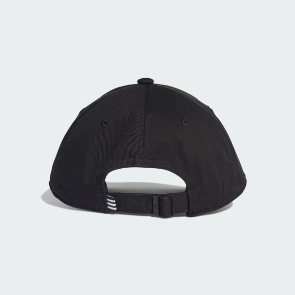 ADIDAS AEROREADY 3-STRIPES BASEBALL CAP (BLACK / WHITE)