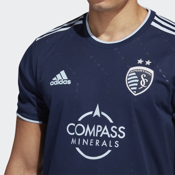 adidas Sporting Kansas City 22/23 Away Jersey - Blue