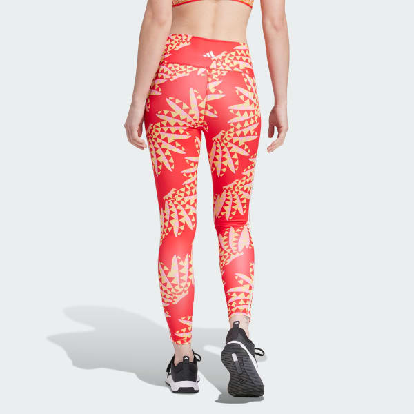 Rojo Mallas adidas x FARM Rio 7/8 Corte Alto