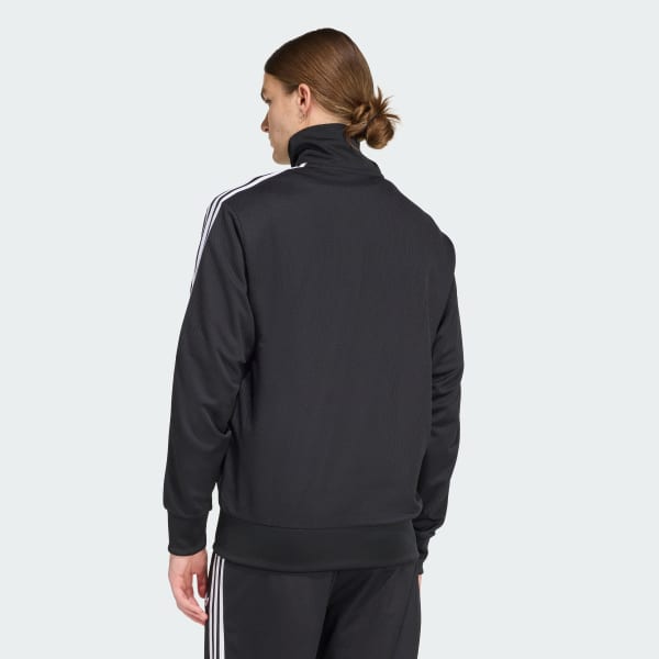 Black FIREBIRD ADICOLOR MESH TRACKTOP