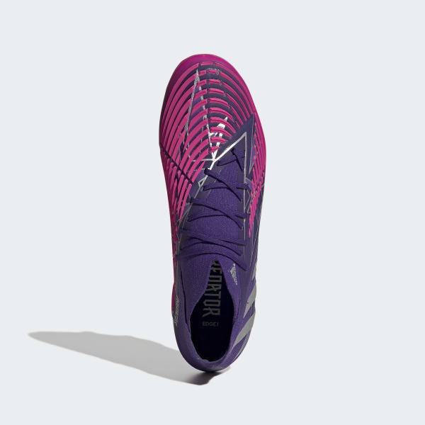 Roxo Chuteira Predator Edge.1 Campo LKX30