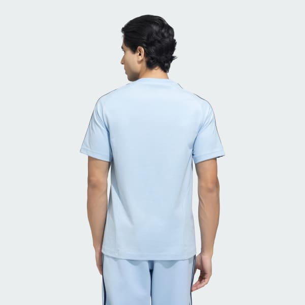 Blue INDIA CRICKET TRAVEL T-SHIRT