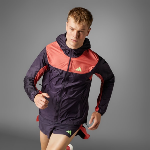 Jaqueta Corrida Ekiden - Roxo adidas | adidas Brasil