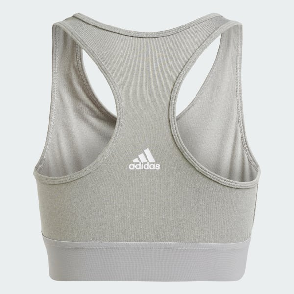 Gris Brassière ajustée en jersey adidas Sports
