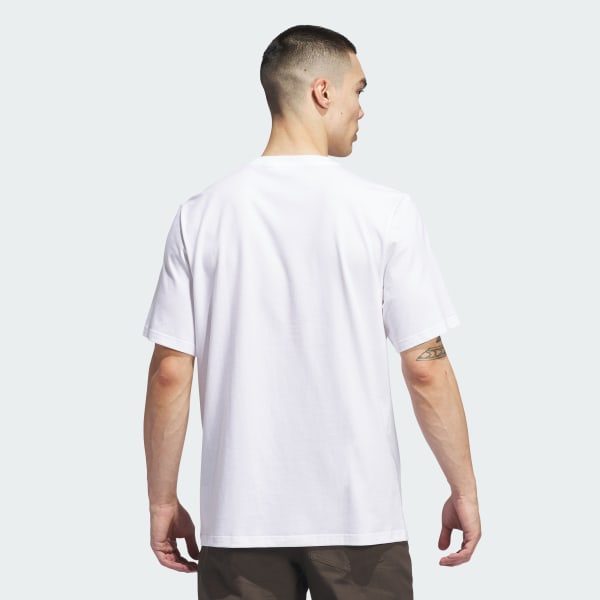 Blanco Playera Skateboarding Lil Dre