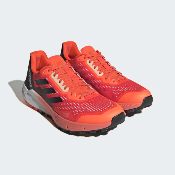 Orange Terrex Agravic Flow 2.0 Trail Running Shoes