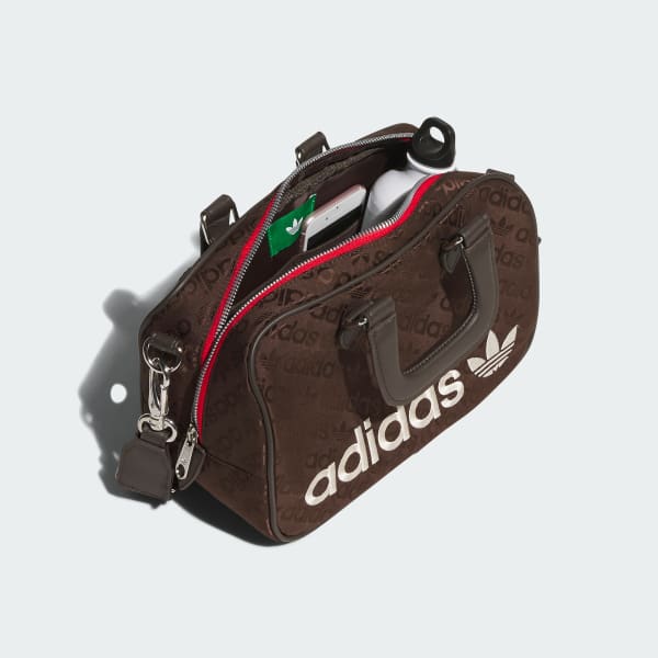 adidas ブラウン バッグ adidas PUハンドバッグ ショルダーバッグ 2way マットブラウン