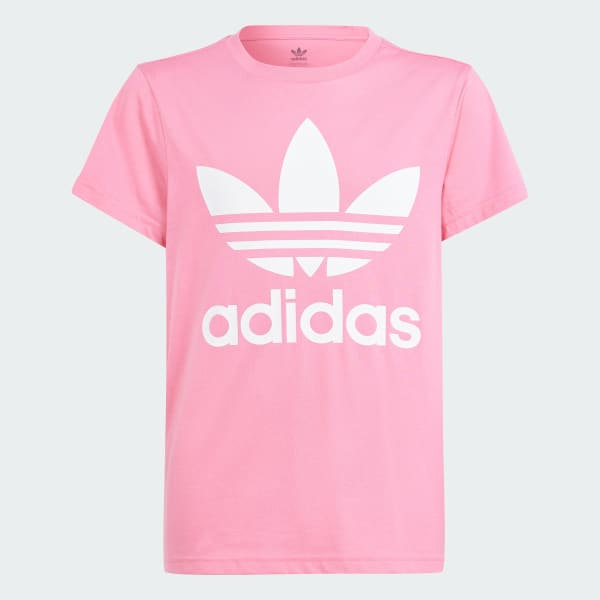 adidas Adicolor Trefoil Tee - Pink | Free Shipping with adiClub | adidas US
