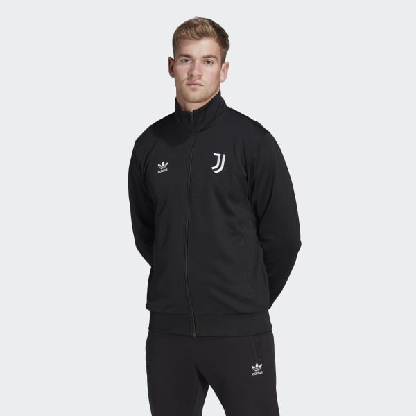 Czerń Juventus Essentials Trefoil Track Jacket BVW83