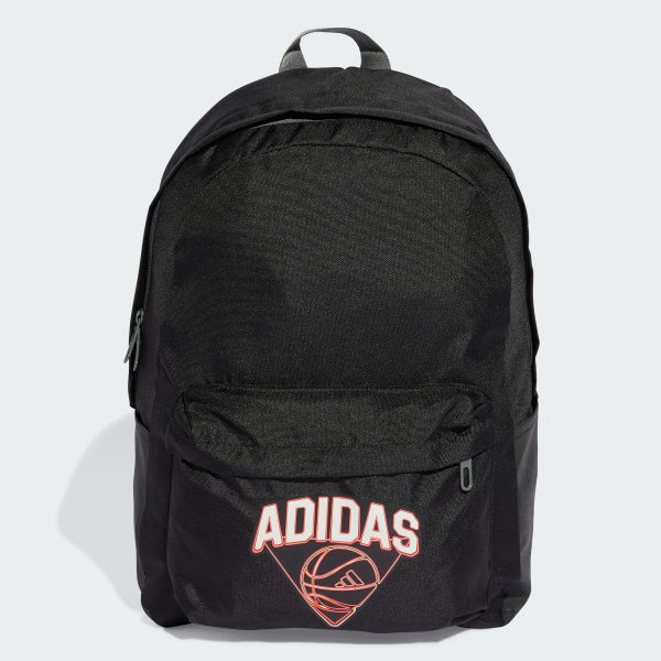 Black Hoops Backpack