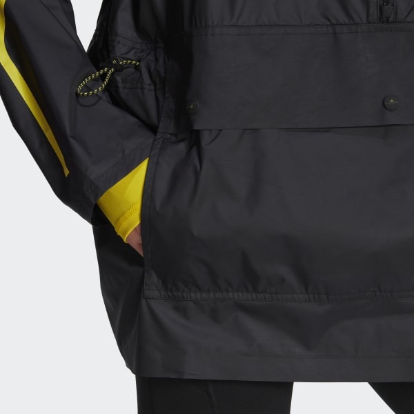 Black adidas by Stella McCartney Half-Zip Mid-Length Jacket JLV89