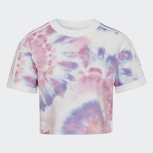 Adidas tie dye crop sale