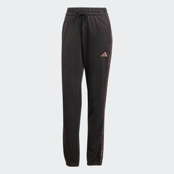 Black Essentials Seasonals Animal Pants