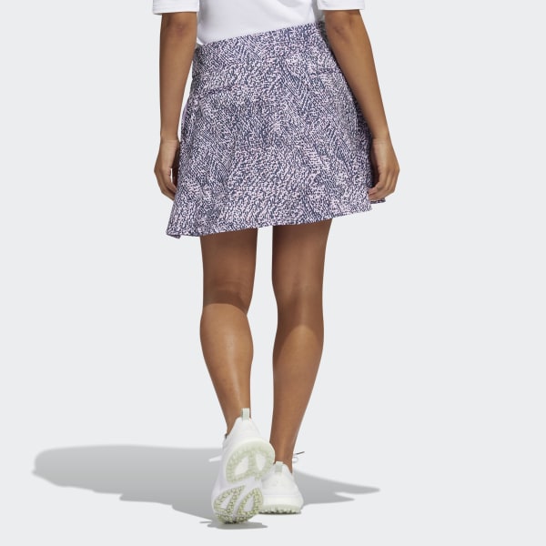 Purple Printed Frill Golf Skirt