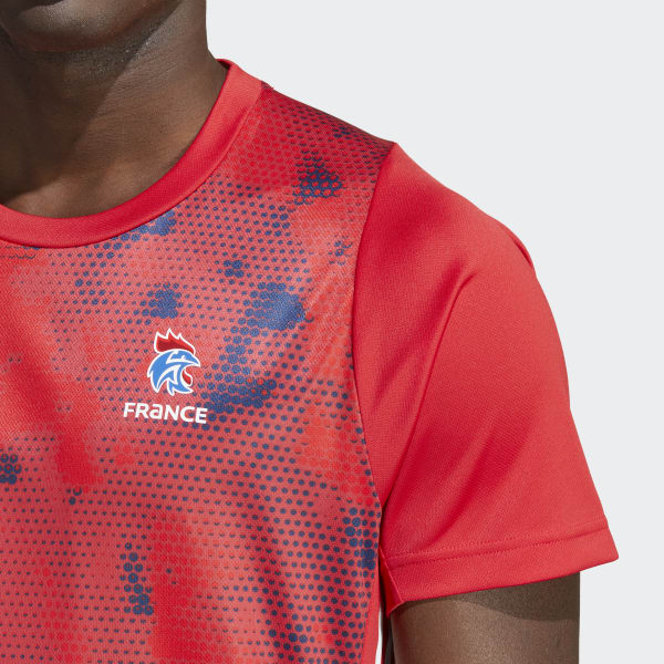 Czerwony France Handball Tee