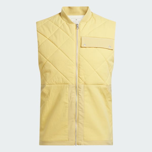 Bezowy Bezrękawnik Go-to Quilted Dwr Full Zip