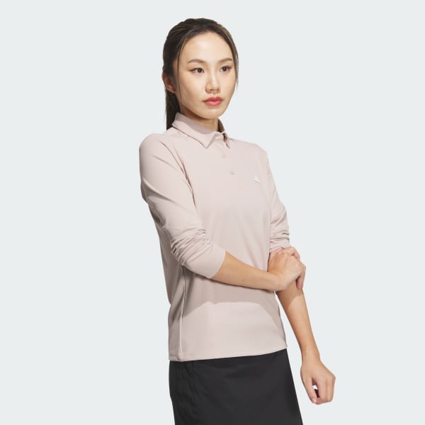 Adidas climalite long sleeve polo shop
