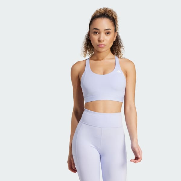 Mau-tim Áo Bra Chạy Bộ High Support Ultimateadidas