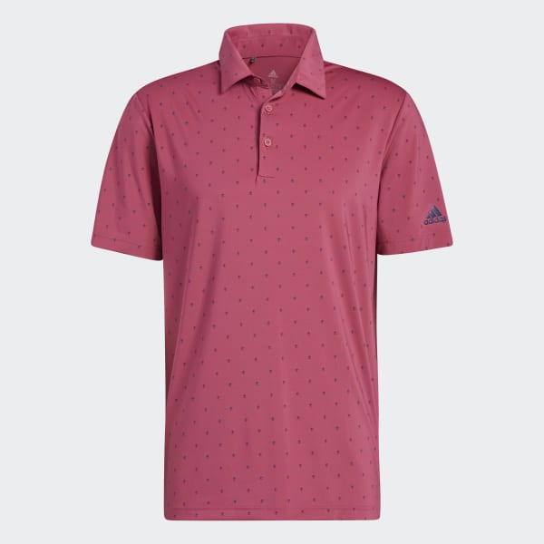 Pink adidas golf shirt clearance
