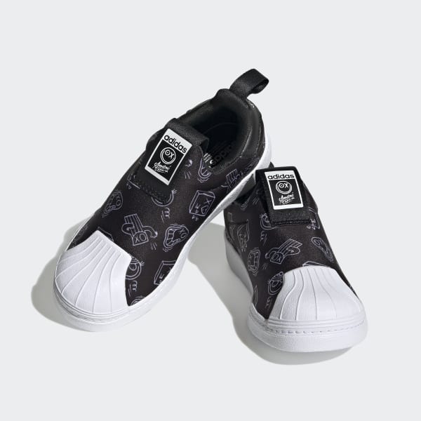 Black Superstar 360 Shoes