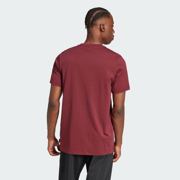 Adidas shirt bordeaux rood dames clearance