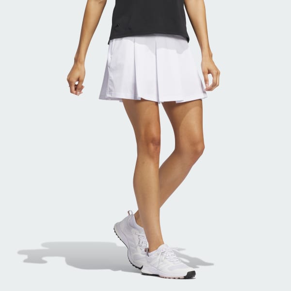 Blanc Jupe-short plissée Ultimate365 Tour Femmes