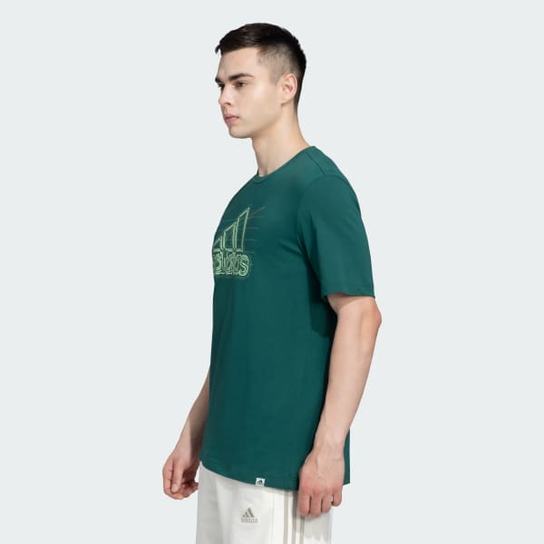 Green GROWTH BADGE OF SPORT TEE