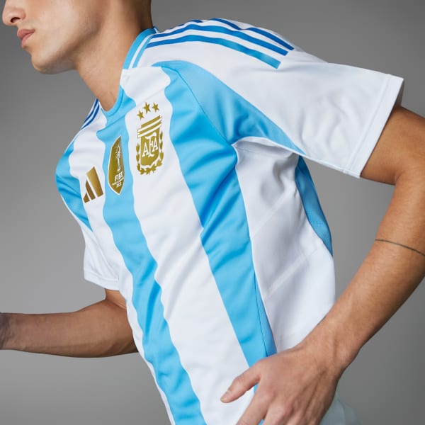 Blanco Camiseta Titular Argentina 2024 Versión Jugador