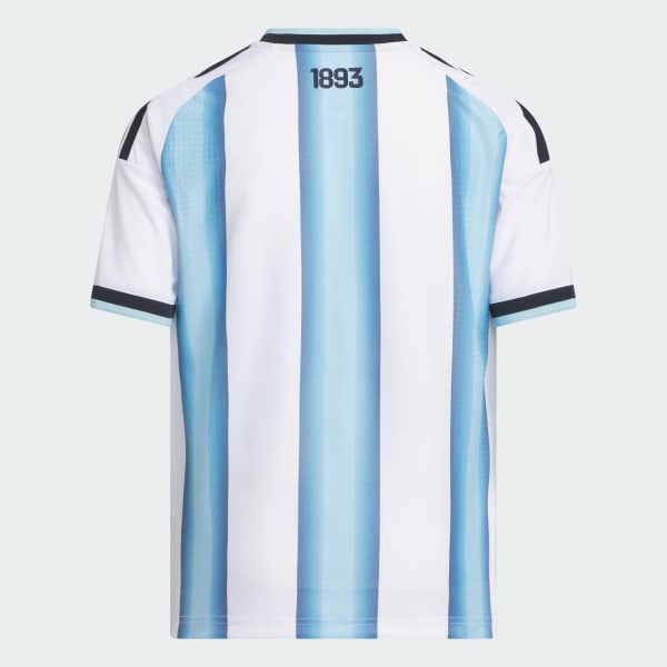 Argentina 26 Home Authentic Kids Jersey