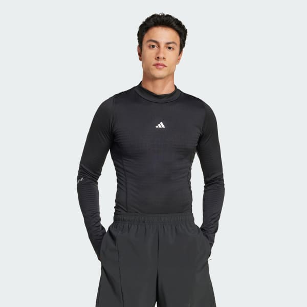 cerná Tričko TECHFIT COLD.RDY Training Long Sleeve