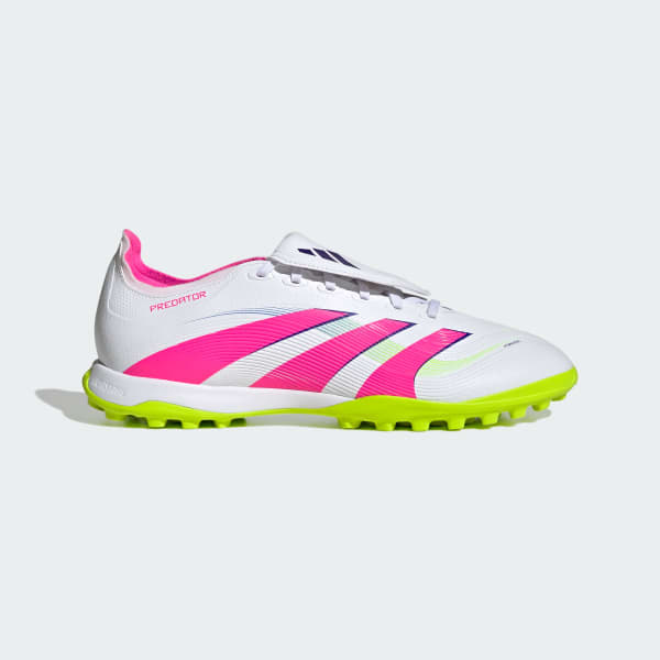 Blanco Chimpunes Predator League Lengüeta Plegable Pasto Sintético