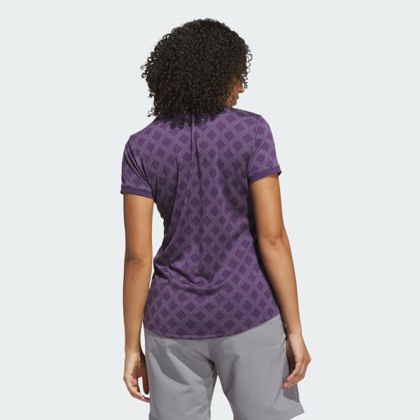 Violeta Chomba de manga corta jacquard Ultimate365