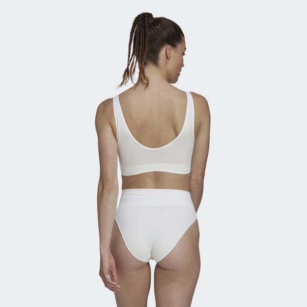 Bianco Reggiseno sportivo Active Seamless Micro-Stretch Scoop Lounge