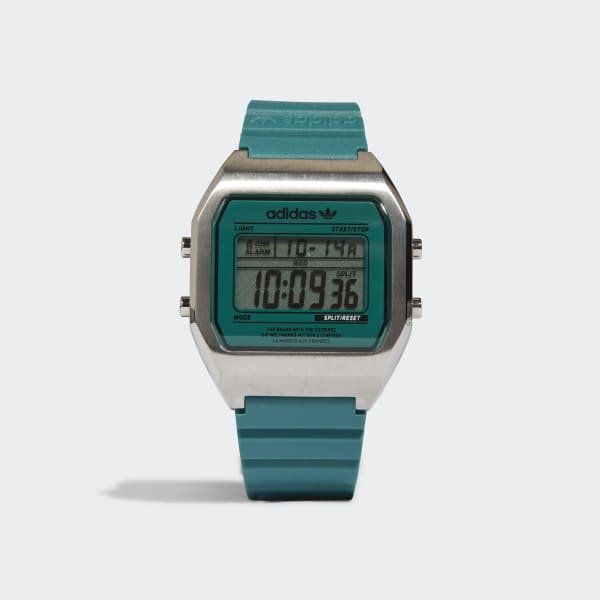 Silver Digital Two R Watch HPD93