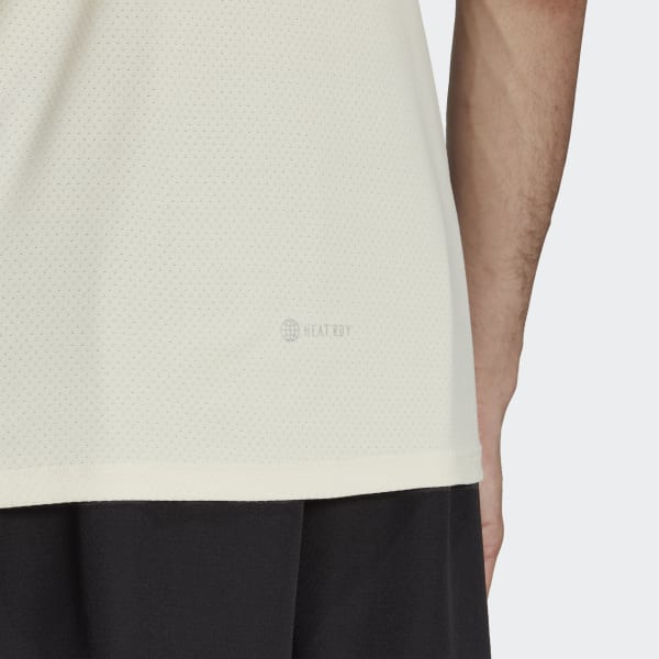 Beige Designed 4 Training HEAT.RDY HIIT Tee TY947