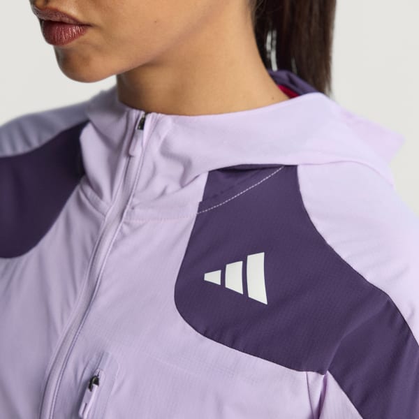Ungu Jaket Lari Adizero