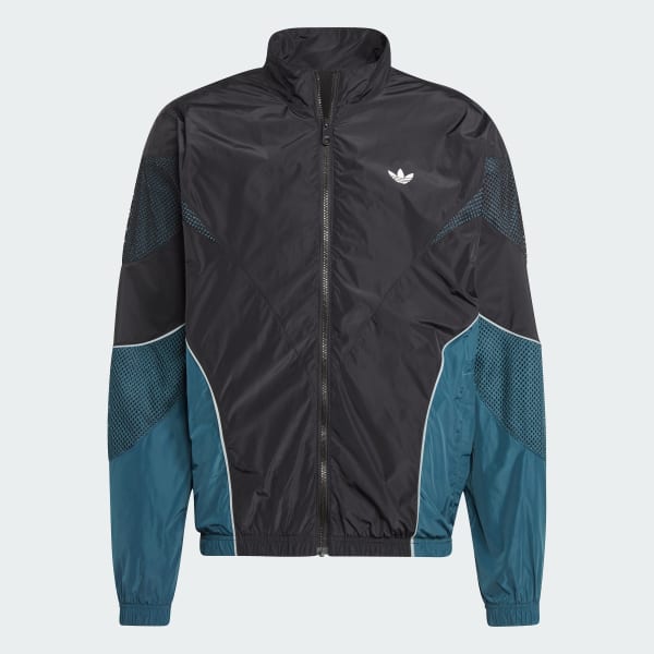 Black adidas Rekive Woven Track Top