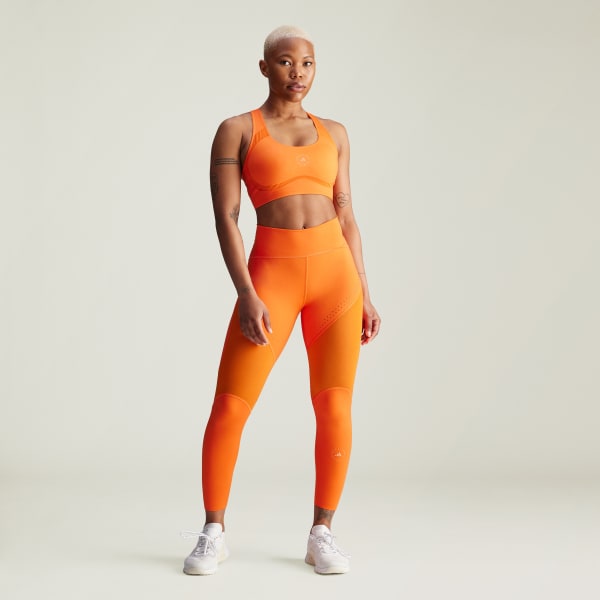 Orange adidas by Stella McCartney TruePurpose Optimé Training 7/8 Leggings