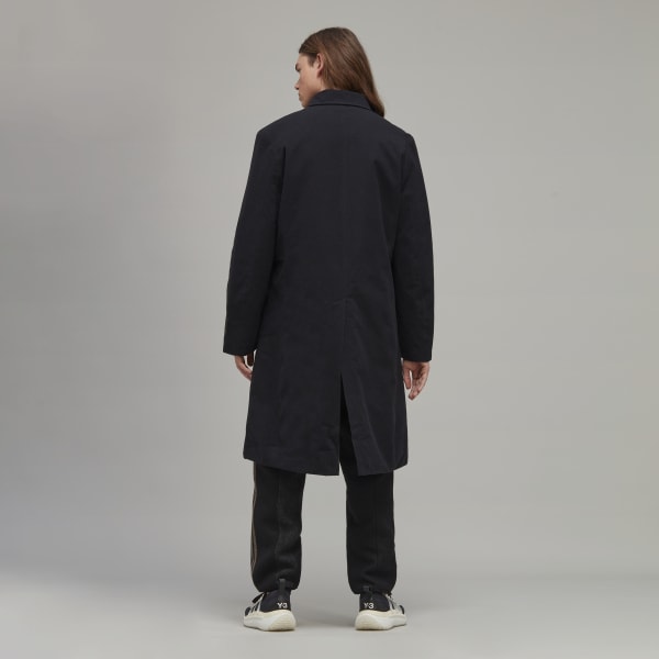 Schwarz Y-3 Classic Melton GORE-TEX Coat O6698