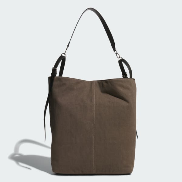 Brown 벨티드 토트백