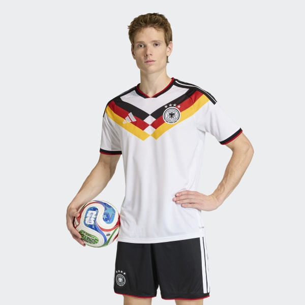 adidas Germany 26 Home Authentic Jersey - White | Free Shipping