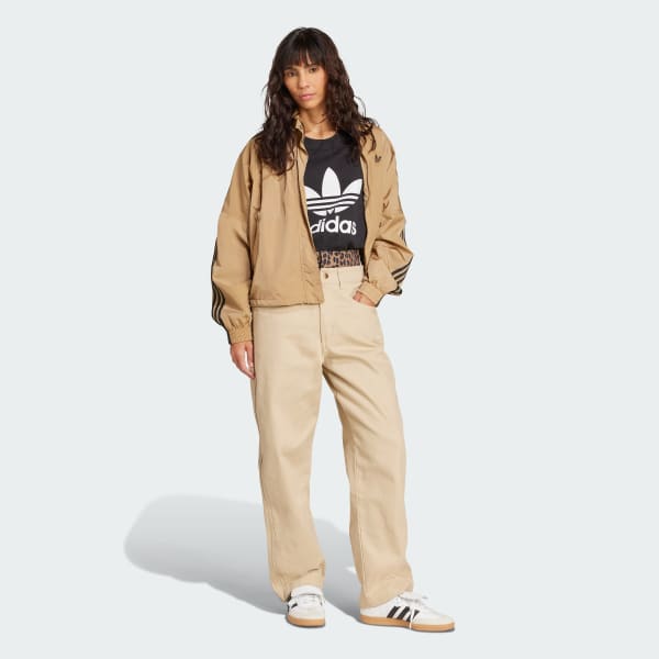 Preto Camiseta Adicolor Firebird Oversized Trefoil