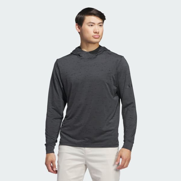 Grey Core Printed Lightweight Hoodie
