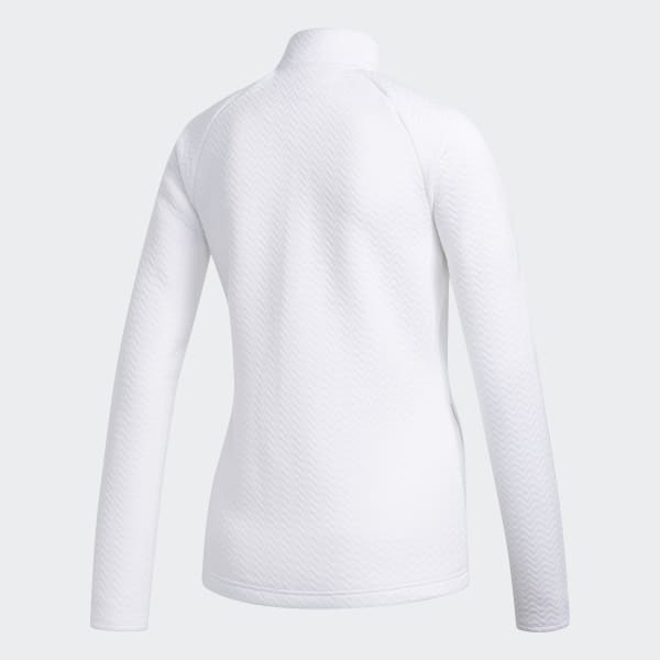 White U.S. Open Textured Full-Zip Layer Jacket