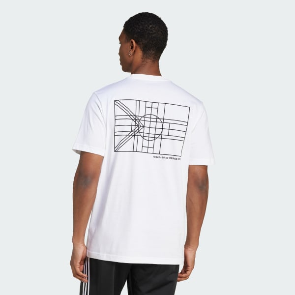 Bianco T-shirt House of Tiro Nations Graphic