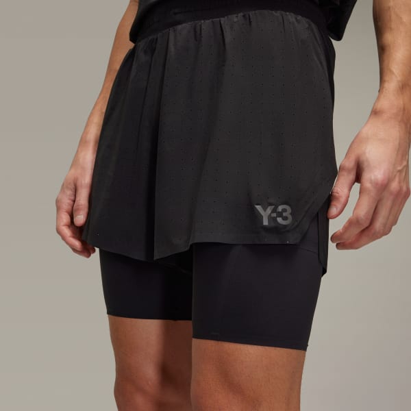 adidas Y-3 Running Shorts + Tights - Black | adidas Thailand