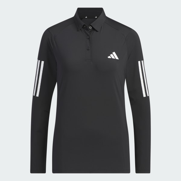 Black AEROREADY Long Sleeve Polo Shirt